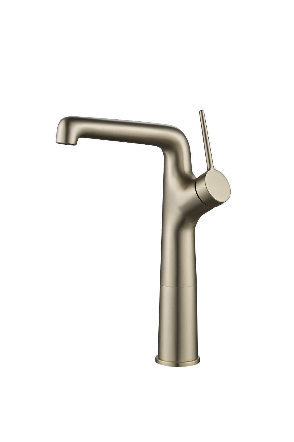 Creavit Flow Brush Altın Uzun Set Üstü Lavabo Armatürü Bataryası FL6500BG