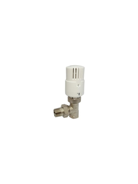 Eca Termostatik Köşe Radyatör Vanası Takım Sıcaklık Kontrol 1/2" TRV4 - Banyovit