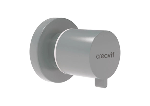 Creavit Aç-Kapa Ara Kesme Valfi 1/2'' - 1/2'' (PPRC Gövde)-Cool Grey AC50L.CGR - Banyovit