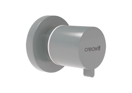 Creavit Aç-Kapa Ara Kesme Valfi 1/2'' - 1/2'' (PPRC Gövde)-Cool Grey AC50L.CGR - Banyovit