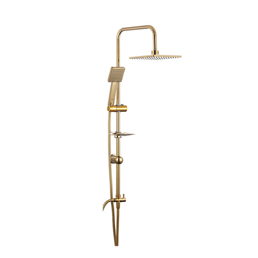 Newarc Aqua Duş Sistemi Tepe Duş Seti Yağmurlama Gold Altın 440537 - Banyovit