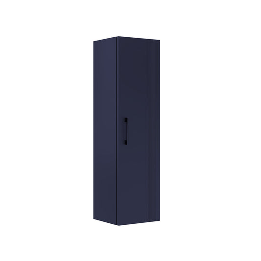 Orka Bari V2 40 cm Banyo Boy Dolabı | Tek Kapaklı | Mat Lacivert