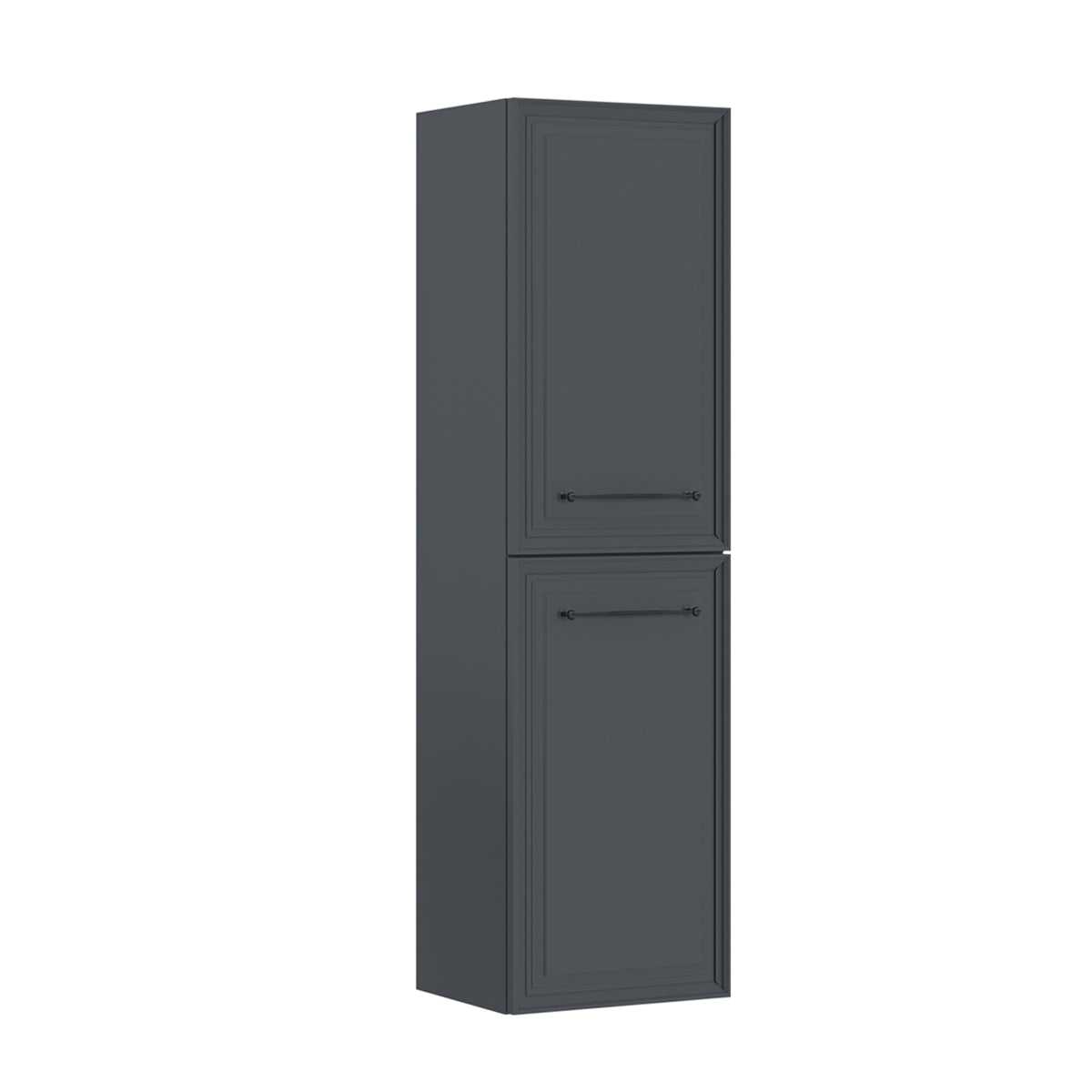 Orka Design 40 cm Banyo Boy Dolabı | Mat Antrasit