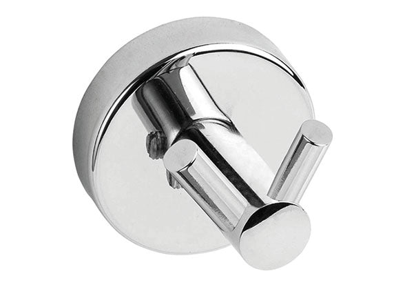 Creavit Drop  2'li Çiftli Bornozluk Askılık Krom DR27014 - Banyovit