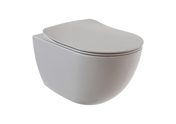 Creavit Free Rim-Off Kanalsız Asma Klozet Cool Grey Mat FE322-00CG00E-0000 - Banyovit