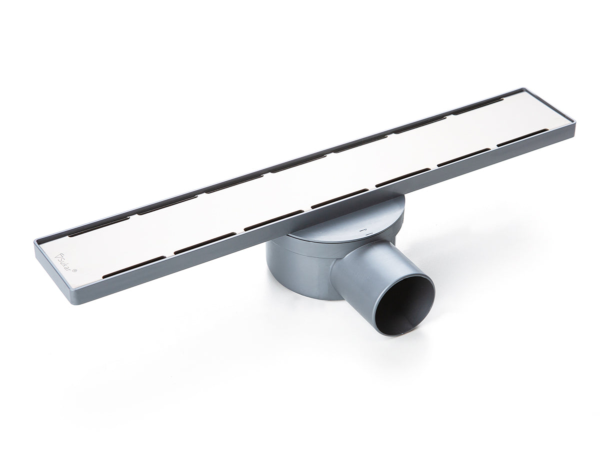 Sukar Line/4P Plain Izgaralı Lineer Duş Kanalı Plastik Kasalı Koku Önleyicili