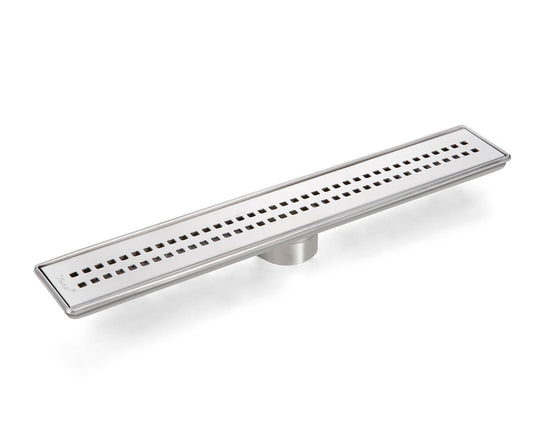 Sukar Line/6 Cube Izgaralı Lineer Duş Kanalı Paslanmaz Çelik Kasalı Koku Önleyicili