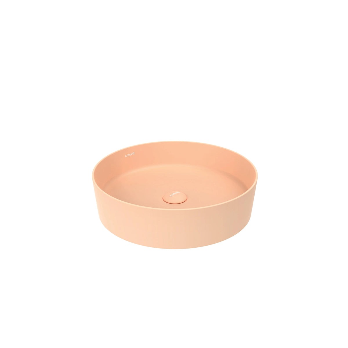 Creavit Loop Yuvarlak Çanak Lavabo 45 cm Şeftali Tüyü LP145-00ST00E-0000