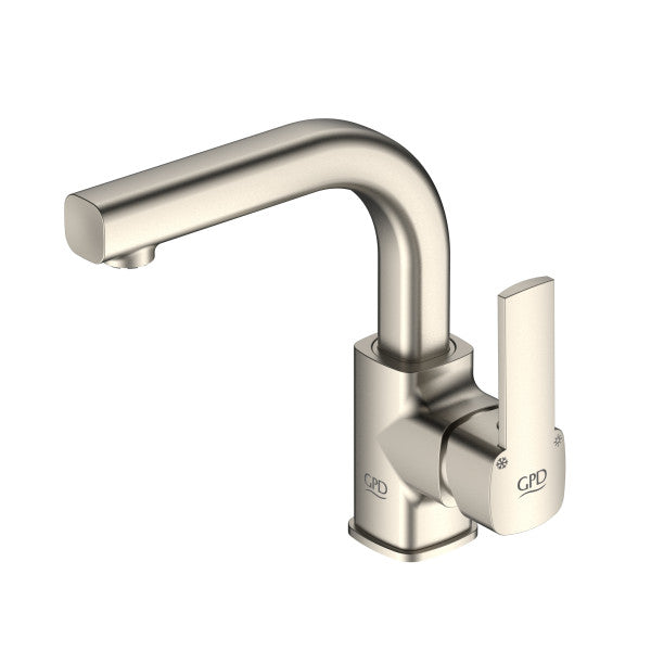 Gpd Pedra Tek Gövde Lavabo Bataryası Fırçalı Nikel Mtl160-FN