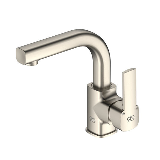 Gpd Pedra Tek Gövde Lavabo Bataryası Fırçalı Nikel Mtl160-FN