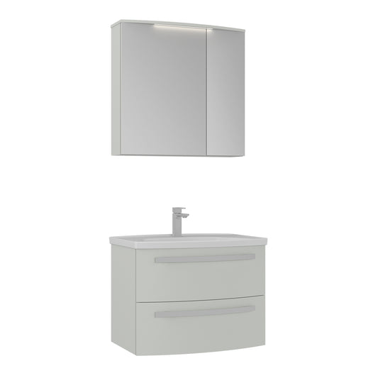 Orka Urla 70 cm Banyo Dolabı Takımı | Parlak Kaşmir